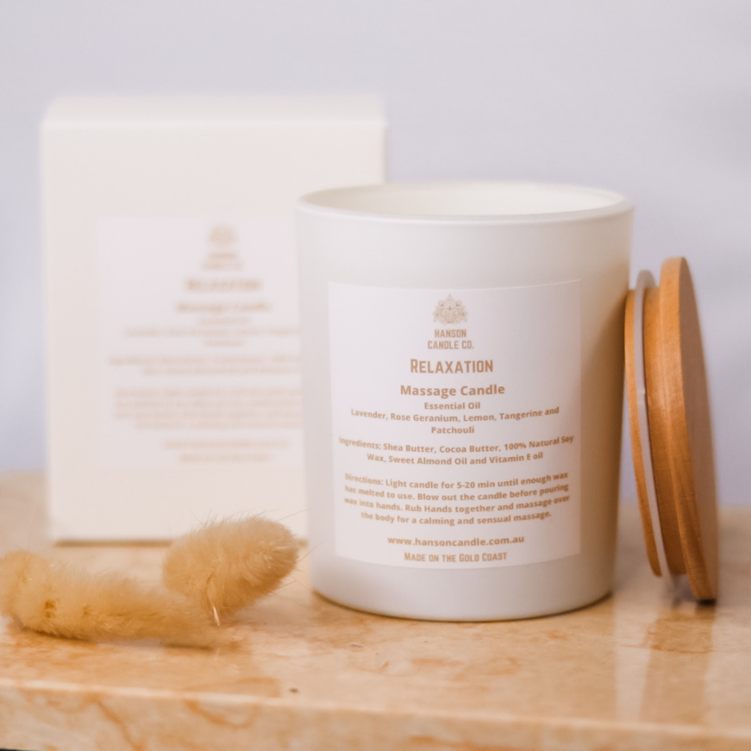 Sensual Massage Candle - White