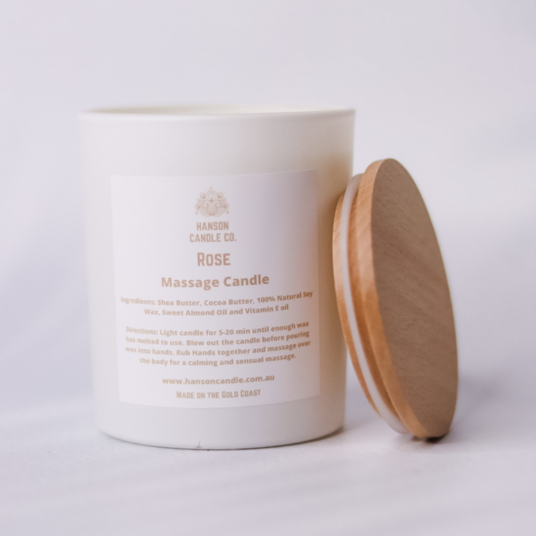 Sensual Massage Candle - White