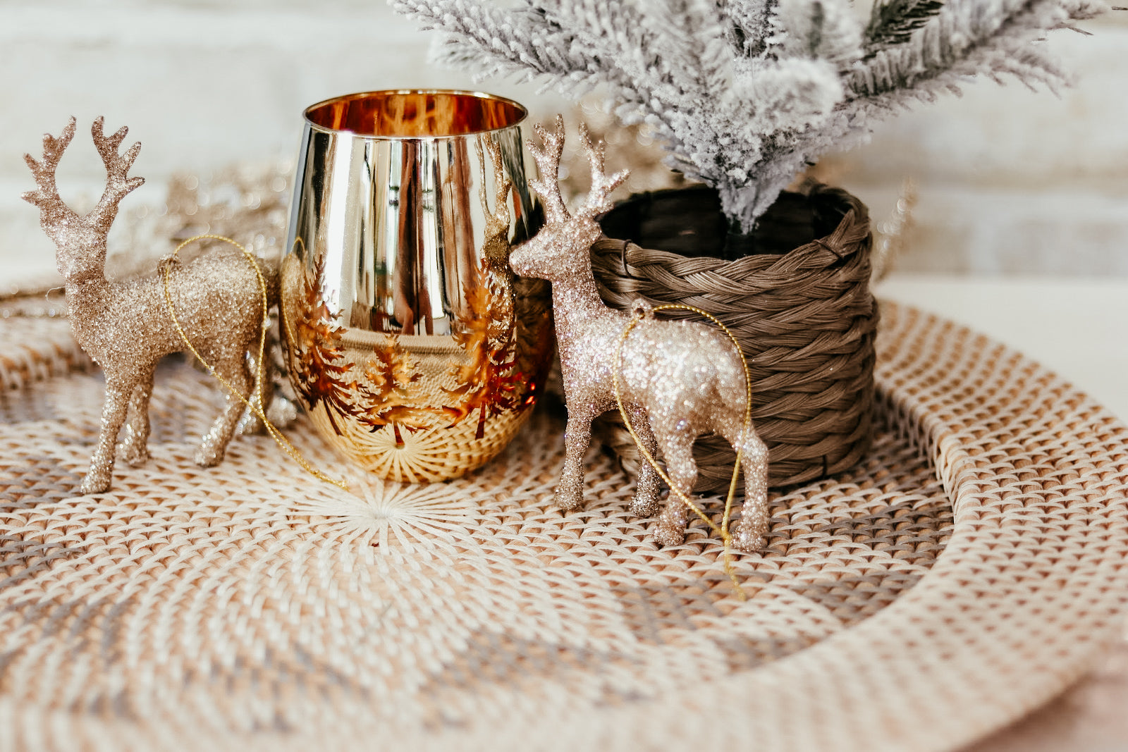 Xmas Tree Luxe Soy Candle | GOLD
