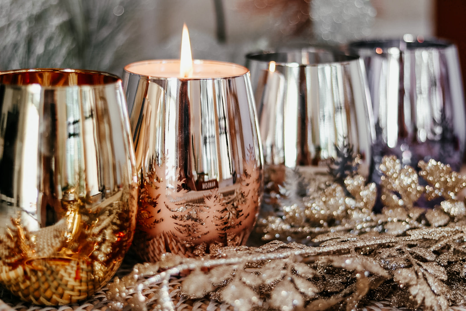 Xmas Tree Luxe Soy Candle | PURPLE