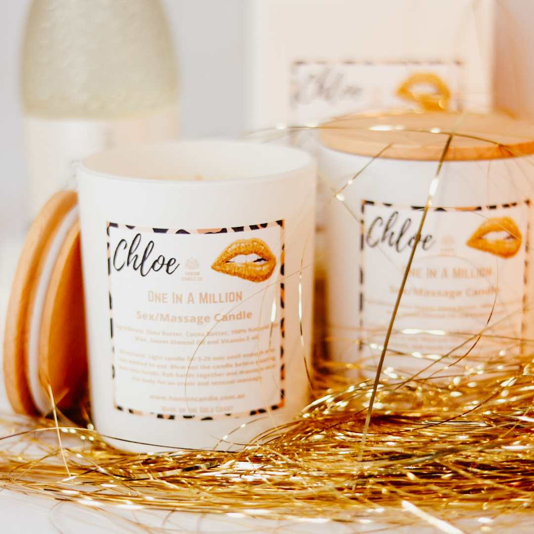 LIMITED EDITION "Chloe" Massage Candle - One in a million