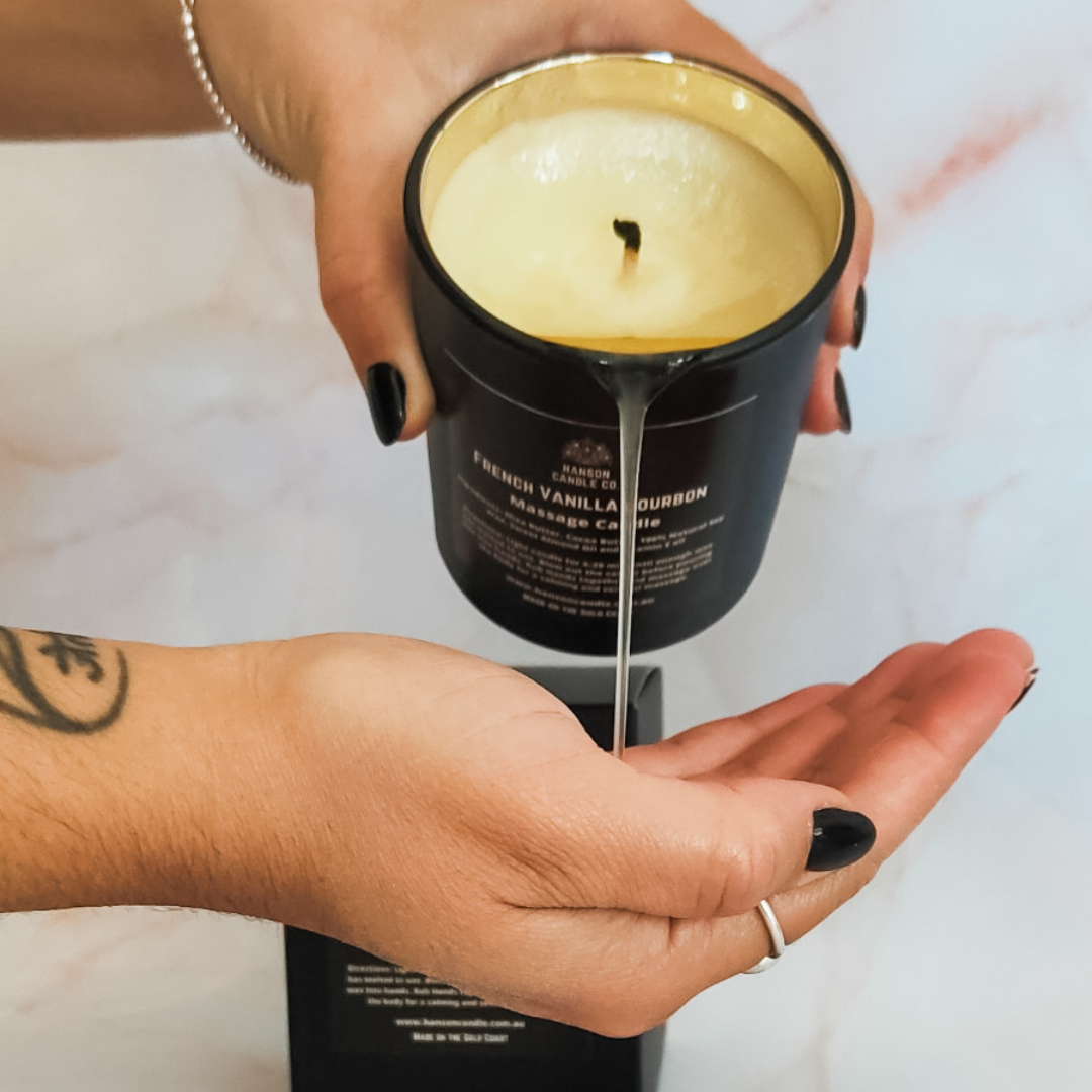 Sensual Massage Candle - Matte Black
