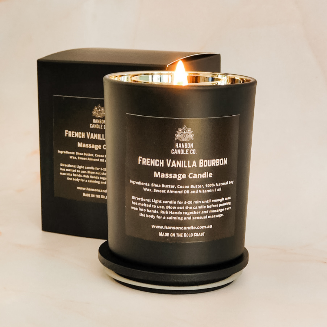 Sensual Massage Candle - Matte Black