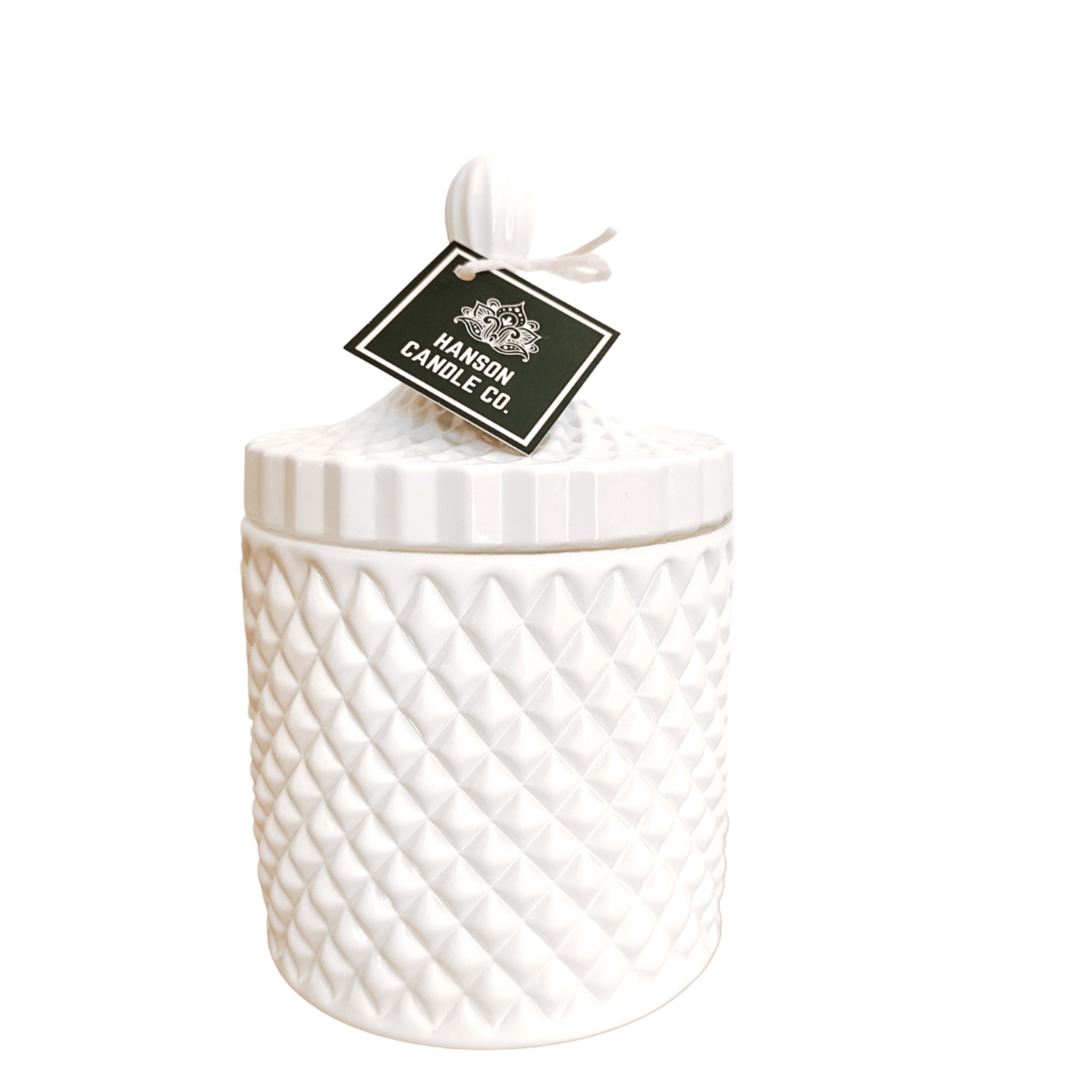 Geo Jar Candle | WHITE - READY MADE