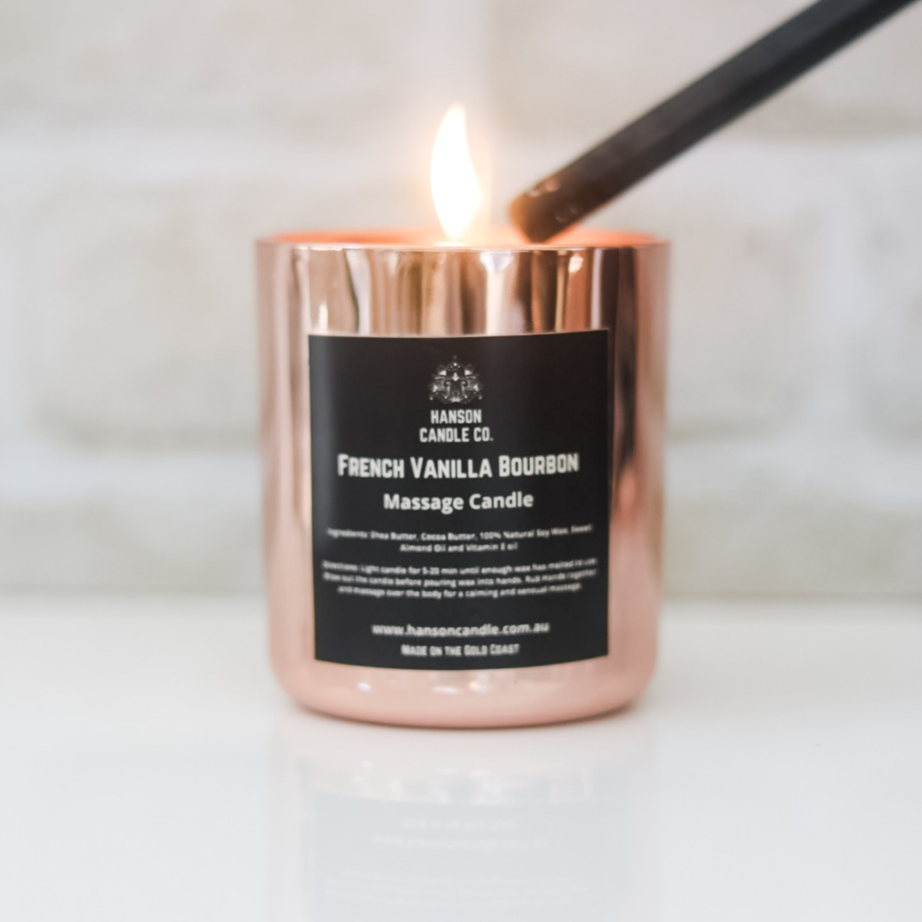 Sensual Massage Candle - Rose Gold